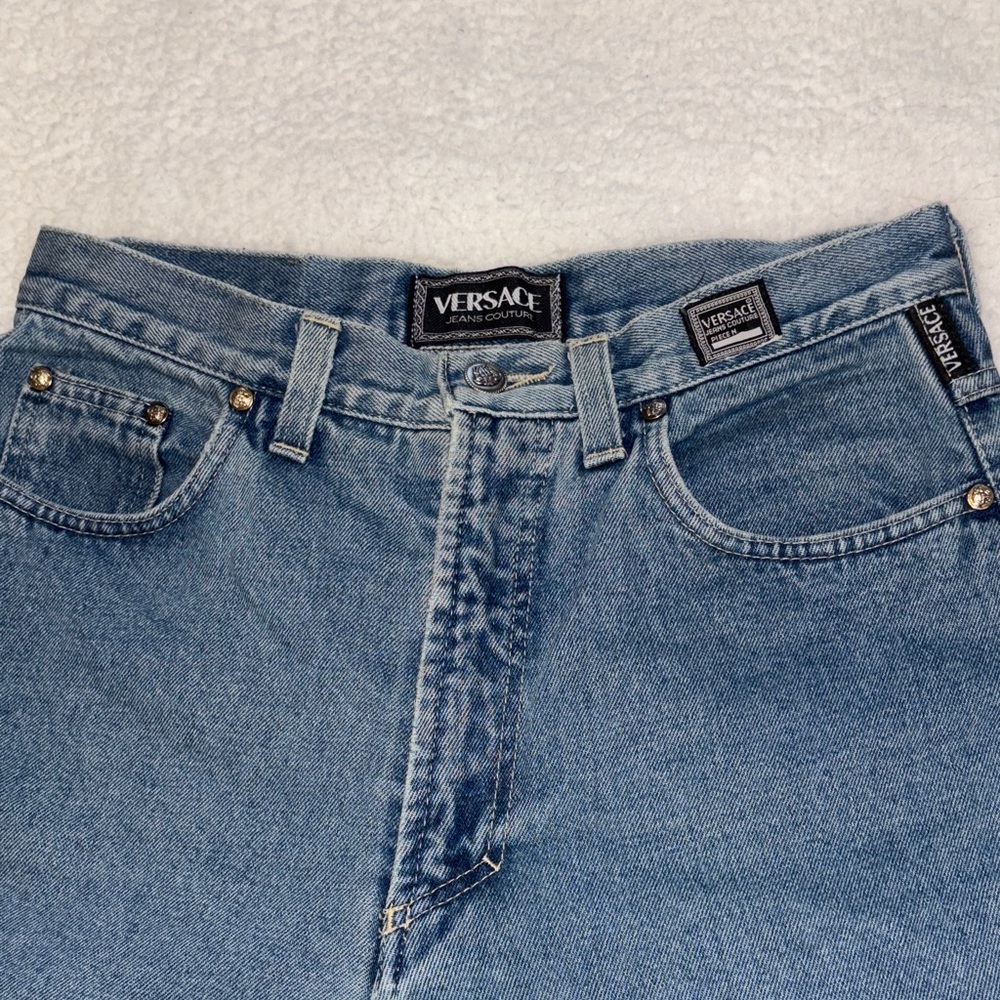Versace Light Blue Denim Jeans